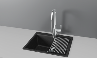 Смеситель для кухни Granula 8171, НЕРЖ Нерж